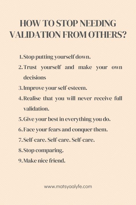 How to stop needing validation. Quotes About Not Needing Validation, How To Not Need Validation, Male Validation Affirmations, No Male Validation, Why Do I Need Validation, Internal Vs External Validation, How To Stop Seeking Approval, How To Stop Looking For Validation, Not Needing Validation Quotes