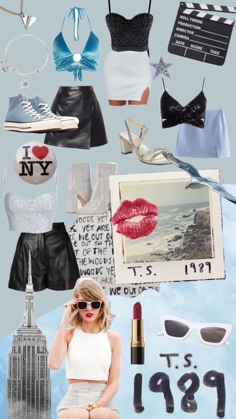 Taylor Swift 1989 Era Accessories, Taylor Swift Eras Outfits 1989, 1989 Taylor Swift Eras Outfits, Taylor Swift Outfit 1989 Era, 1989 Taylor Swift Theme Party, Taylor Swift 1989 Outfits Inspiration, Taylor Swift Albums Outfits Ideas, 1989 Ts Outfits, 1989 Eras Outfit Ideas