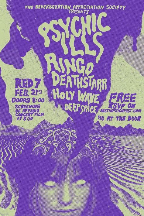 #psychedelic #psycho #art #poster #phonebackground Band Posters, Punk Poster, Seni Vintage, Bleach Tie Dye, Plakat Design, Arte Inspo, Rock Posters, Foto Vintage, Gig Posters