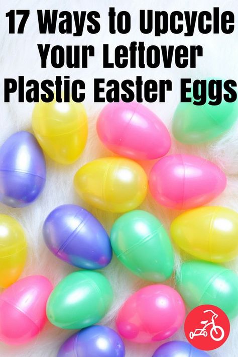 How to Upcycle Plastic Easter Eggs #upcycle #easter #eastereggs #easterdecor #plasticeastereggs #easteregghunt Plastic Easter Egg Crafts, Dollar Tree Storage Bins, Dollar Tree Storage, Upcycle Plastic, Plastic Easter Eggs, Dollar Store Decor, Easter Egg Crafts, Plastic Eggs, Egg Crafts