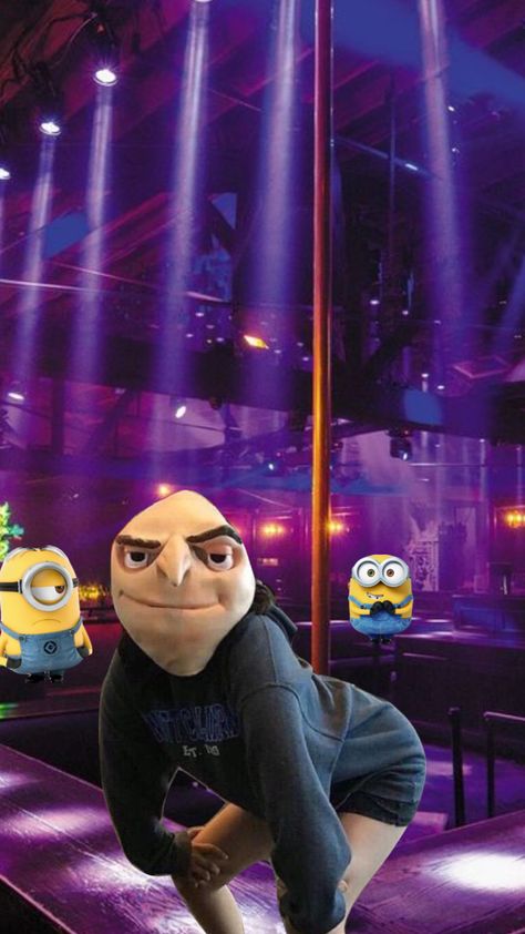 Minions, Gru Saying Goodnight To You, Gn Bby Gorl Gru, Gru X Minion, Gru From Minions, Gru Wallpaper, Gru Mask, Gru Funny, Gorl Gru