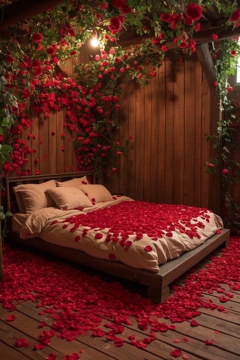 valentine's day ideas Big Bedroom Ideas, Couple Bedroom Ideas, Cozy Glam Bedroom, Dark Modern Bedroom, Moody Bedroom Ideas, Marriage Room, Valentine Bedroom Decor, Cozy Glam, Living Room Glam