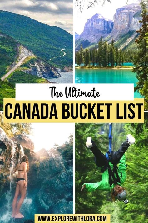 The Ultimate Canada Bucket List Best Time To Visit Canada, Canada Things To Do, Canada Travel Winter, Things To Do In Canada, Canada Wildlife, Bucket List Activities, Canada Bucket List, Canada Tourism, West Coast Canada