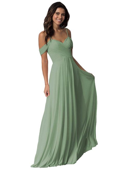 Off The Shoulder Bridesmaid Dresses, Homecoming Dresses For Teens, Bridesmaid Dresses Dusty Sage, Sage Bridesmaid Dresses, Dusty Sage, Evening Party Gowns, Formal Party Dress, Dress Dusty, Flattering Dresses