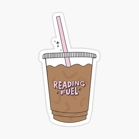 Reading Stickers for Sale | Redbubble Pastel, Tbr Sticker, Aesthetic Pastel Purple, Lavender Coffee, Bookish Aesthetic, Kindle Stickers, Coffee Stickers, Phone Stickers, Pastel Pink Aesthetic