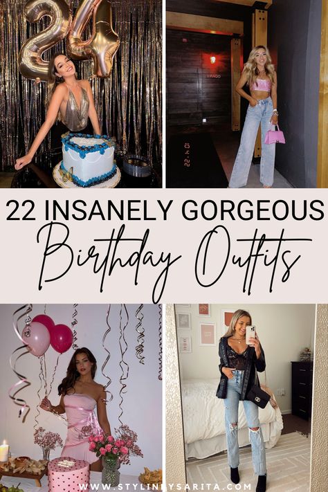 birthday outfits for women Cute Birthday Outfit Ideas, Birthday Dinner Outfit Summer, 21 Birthday Outfit, 30th Birthday Outfit Ideas For Women, 30th Birthday Party Women, Birthday Party Outfit Women, Spring Birthday Outfit, Dinner Outfit Spring, Birthday Cocktail Party