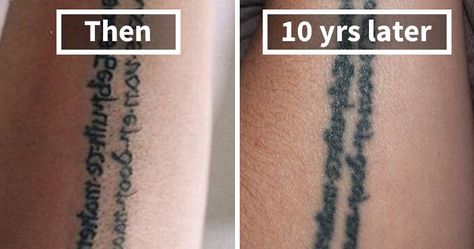 Thinking Of Getting A Tattoo? These 35 Pics Reveal How Tattoos Age Over Time | Bored Panda Men Tattoos, Female Tattoos, Lotusblume Tattoo, Small Wave Tattoo, Small Tattoo Placement, Tato Dengan Makna, Tattoos Mandala, Water Tattoo, Small Tattoos With Meaning