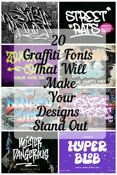 20 Graffiti Fonts That Will Make Your Designs Stand Out Logos, Street Graffiti Letters, Street Fonts Graffiti, Free Graffiti Fonts Download, Graffiti Logo Design Ideas, Graffiti Lettering Alphabet Fonts Style, Graffiti Lettering Fonts Street Art, Graffiti Lettering Alphabet Fonts, Graffiti Lettering Style Street Art