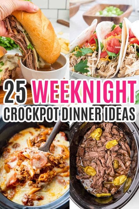 Healthy Easy Crockpot Dinners, Full Meal Crockpot Recipes Easy Dinners, Rainy Day Recipes Dinners Crock Pots, Cheap Family Crockpot Meals, Grandma Dinner Recipes, Quick Crockpot Meals 2 Hours, Crockpot Recipes Picky Eaters, Family Dinner Recipes Crockpot, Crockpot Weeknight Dinners