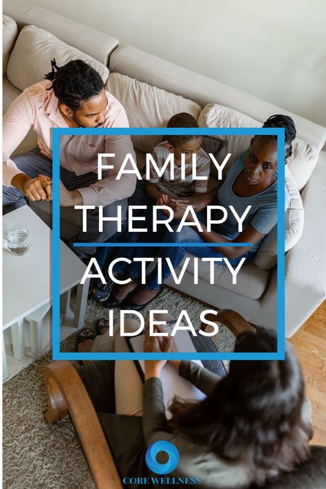 What is family therapy anyway? What's even the point of family therapy? And how does it work? All these skeptical and great questions are answered in our blog! Learn about what family therapy is and gain some new family therapy activity ideas! After checking out our therapy blog, you'll walk away with 10 new family therapy activities! Family Therapy Games, Family Therapy Worksheets, Family Therapy Activities, Play Therapy Games, Play Therapy Activities, Group Therapy Activities, Anger Management Activities, What Is Family, Play Therapist