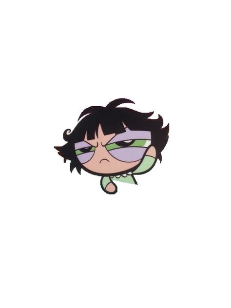 Buttercup Drawing Powerpuff, Buttercup Powerpuff Tattoos, Powerpuff Buttercup Tattoo, Powerpuff Buttercup Aesthetic, Buttercup Powerpuff Tattoo Ideas, Sleepy Buttercup, Power Puff Buttercup, Power Puff Girl Tattoo, Buttercup Powerpuff Tattoo