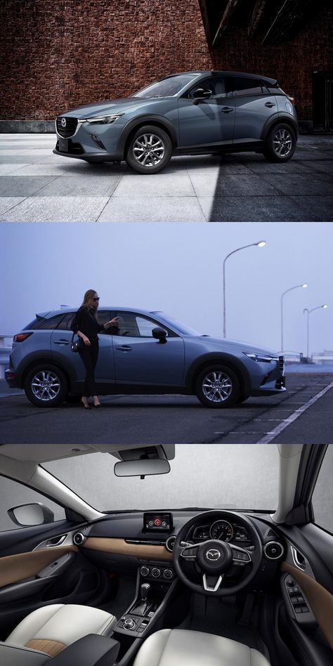 Mazda Debuts CX-3 Urban Dresser Edition. It's all about the interior of this one. Mazda Cx3 Interior, Mazda Cx5 White, Mazda Cx9, Mazda Cx3, Car Gif, Mazda Cx 3, Mazda Cx-30, Mazda Cx5, Mazda Cx-3