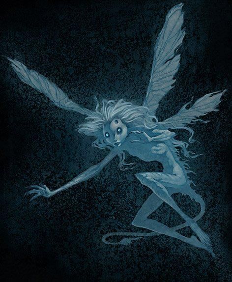 Fairies, Sprites, and such Fairy Art, Faerie Aesthetic Dark, Alien Fairy, Faery Art, Dark Fairy, 다크 판타지, Blue Fairy, Mystical Creatures, Magical Creatures