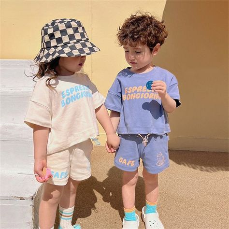 none Summer Toddler Girl Outfits, Kids Casual Wear, Summer Kids Fashion, Kids Summer Outfit, Kids Summer Outfits, Kids Fashion Summer, Toddler Summer Clothes, Baby Summer Outfit, Fashion Anak