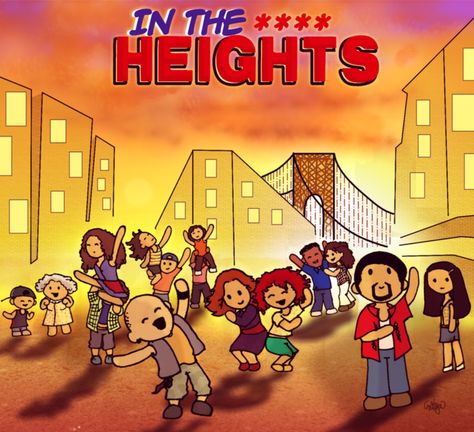 In the heights art In The Heights Wallpaper, In The Heights Fanart, Great Comet Of 1812, Spiderman Art Sketch, Theatre Nerds, Manuel Miranda, The Heights, West Side Story, Broadway Theatre