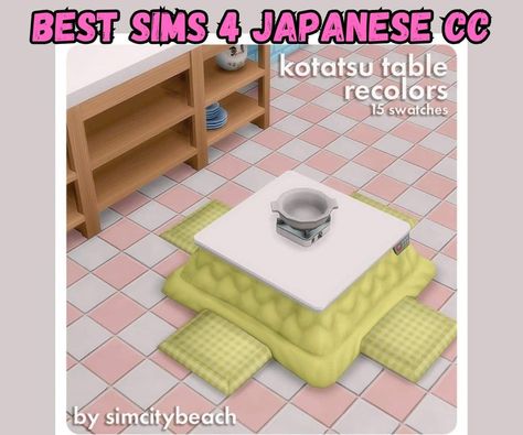 21  Amazing Sims 4 Japanese CC (Clothes, Furniture, Decor, & more!) Kawaii, Japanese House Sims 4 Cc, Sims 4 Cc Clothes Japanese, Sims 4 Japanese Furniture, Sims 4 Korean Furniture Cc, Sims 4 Cc Japanese Decor, Sims 4 Floor Bed, Sims 4 Cc Asian Furniture, Sims 4 Yukata