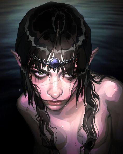 Dark Fantasy, Do What Feels Right, Akali League Of Legends, Different Faces, Semi Realistic, Baldur's Gate, Dibujos Cute, Dnd Characters, Dark Fantasy Art