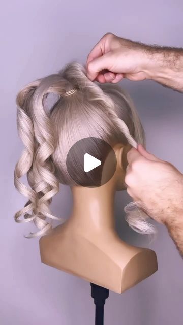 How To Do Long Hair Updos, Step By Step High Updos, Simple High Bun Updo, Pretty Up Dos For Long Hair, How To Wedding Updo Tutorials, High Bun Upstyle, Bridal High Updo Tutorial, Wedding Buns Hairstyle, How To High Bun Updo