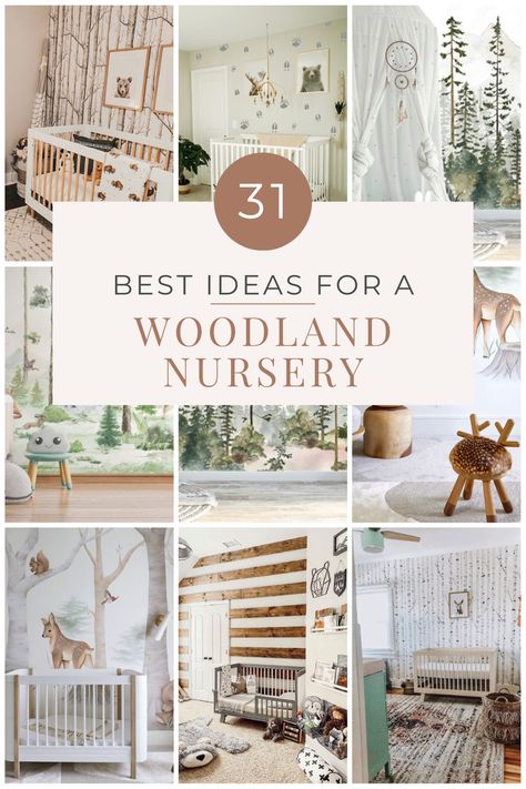 Find tons of inspiration of stunning woodland nursery theme ideas for boys & girls & where to get all the best stuff for your baby's nursery. Gender Neutral Outdoor Nursery, Nature Theme Nursery Ideas, Forest Theme Kids Bedroom, Nursery Room Woodland Theme, Wooded Theme Nursery, Soft Woodland Nursery, Forest Theme Nursery Woodland Animals Gender Neutral, Baby Girl Woodland Nursery Forest Theme, Woodlands Themed Nursery