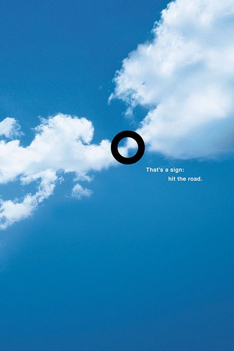 BMW :: That's a sign: hit the road. #ad 28/3/2016 can this get any better? I doubt so. Best Advertising Design, Bmw Creative Ads, Clever Graphic Design, Creative Beauty Ads, Creative Ads Clever Advertising, Creative Advertising Design Graphics, Bmw Advertisement, Corporate Design Inspiration, Road Advertising