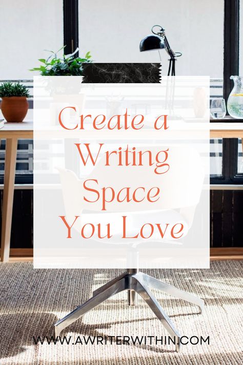 Tired of staring at a blank page? Maybe it’s not you; perhaps it’s the space you’re writing in. At A Writer Within, we think where you write matters. One of the best ways to get inspired and your pen moving is to design an inspiring writing space. Read the blog and find out how. www.awriterwithin.com Writing Corner Home, Home Writing Space, Home Office For Writers, Writing Desk Inspiration, Writing Room Ideas Home Offices, Writer Office Ideas, Writers Room Ideas, Author Office Aesthetic, Writing Studio Workspaces