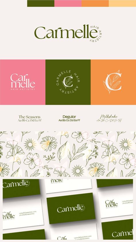 Salon Branding Design, Hair Salon Branding, Makeup Logo Design, Visuell Identitet, Hair Salon Logos, Logo Branding Design, Salon Logo Design, Logo Design Inspiration Creative, Hair Logo