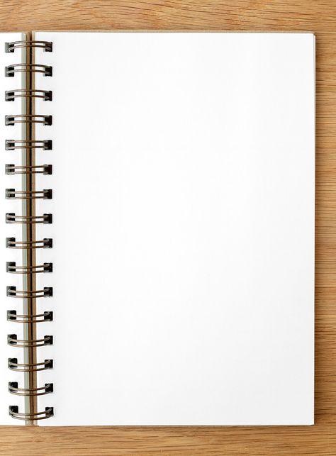 Blank white ruled notebook on a wooden table | free image by rawpixel.com / KUTTHALEEYO Cartonnage, Notebook Paper Template, Notebook Template, Notebook Templates, Note Writing Paper, Dot Grid Notebook, Powerpoint Background Design, Ruled Notebook, Blank Notebook