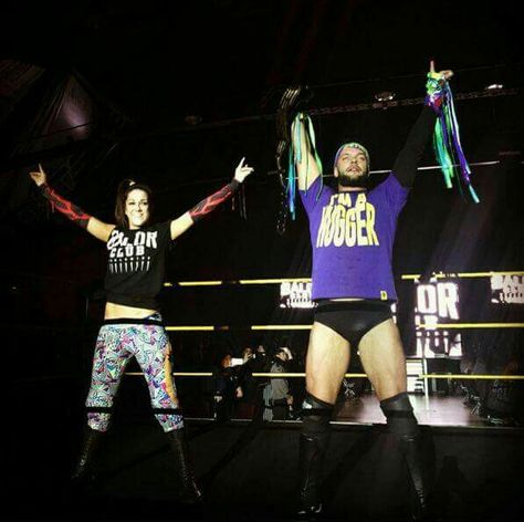 Bayley & Finn Baylor Finn Balor And Bayley, Balor Club, Wwe Couples, Wwe 2k, Tna Impact, Lucha Underground, Raw Women's Champion, Finn Balor, Wwe Female Wrestlers