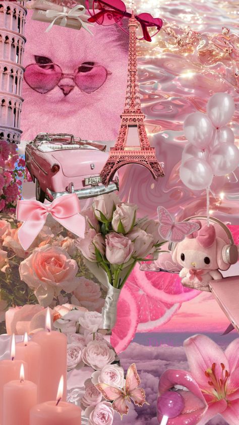 Aesthetic pink collage for wallpaper/ background Pink Collage Wallpaper Aesthetic, Collage For Wallpaper, Floral Collage Wallpaper, Pink Wallpaper Collage, Pink Collages Aesthetic, Aesthetic Pink Collage, Pink Collage Wallpaper, Pink Aesthetic Collage, Emo Look