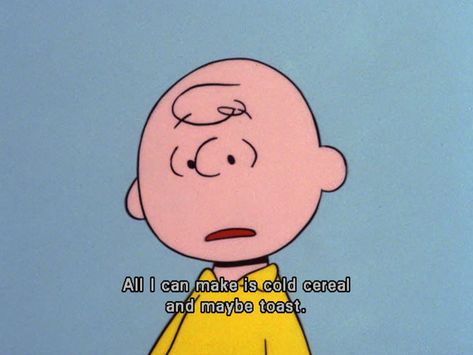 You're not that great of a chef either / 18 Signs You're A Real Life Charlie Brown (via BuzzFeed Community) Humour, Charlie Brown Quotes, Snoopy Love, Charlie Brown Peanuts, 5 Anime, Charlie Brown And Snoopy, Cartoon Quotes, Tv Quotes, Cartoon Memes