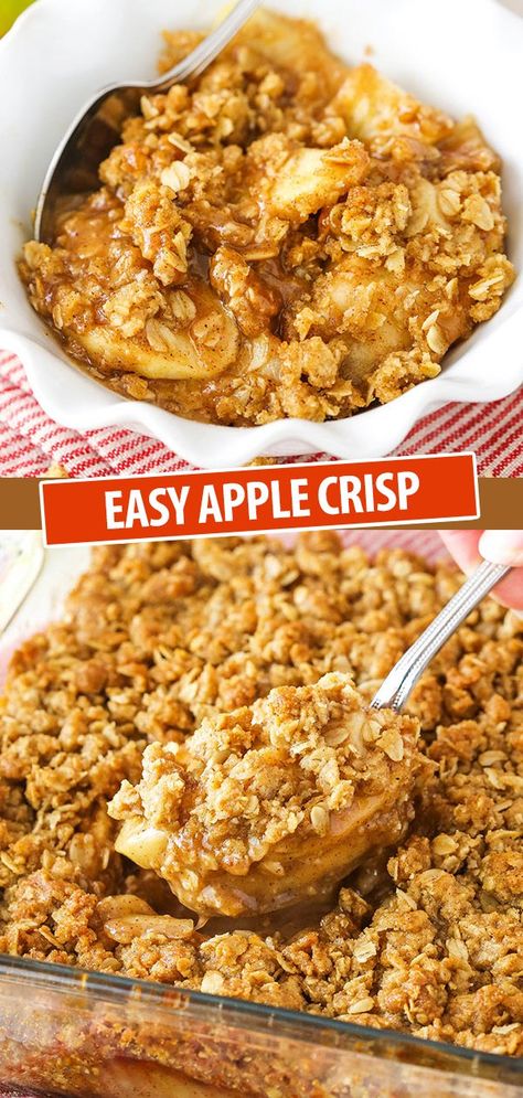 Old Fashioned Apple Crisp, Best Apple Crisp Recipe, Easy Apple Crisp, Dessert Halloween, Best Apple Crisp, Easy Apple Crisp Recipe, Apple Crisp Recipe, Apple Crisp Easy, Apple Crisp Recipes