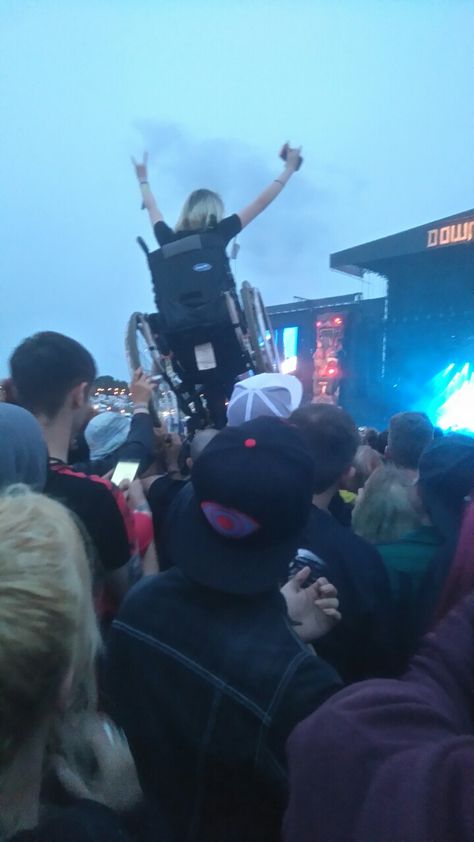 Punk Wheelchair, Cripple Punk Aesthetic, Disabled Punk, Cripplepunk Aesthetic, Disabled Aesthetic, Wheelchair Aesthetic, Cripple Punk, Crowd Surfing, Festival Uk