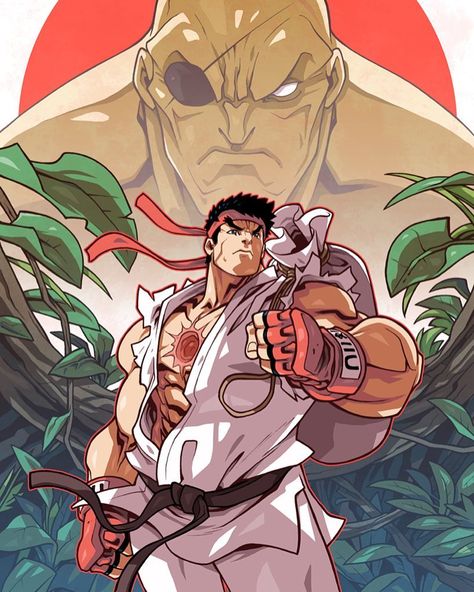 Ryu Sagat Street Fighter Sagat Street Fighter, Street Fighter 1, Street Fighter Tekken, Street Fighter 4, Capcom Street Fighter, Cover Comic, Capcom Vs Snk, Ryu Street Fighter, Street Fighter 2