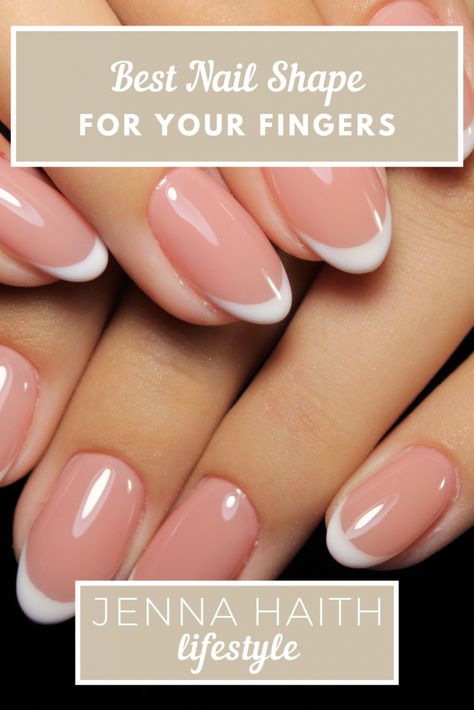 Best Nail Shape, Gel Nails Shape, Nail Shape Chart, Natural Nail Shapes, Long Nail Beds, Oval Shaped Nails, Wide Nails, Squoval Nails, Acrylic Nail Shapes