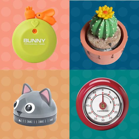 12 Cute Kitchen Timers That Make Time Fly By Kawaii, Modern Kitchen Gadgets, Purple Sea Urchin, Kitchen Decor Pictures, Star Wars Food, Sweet Kitchen, Chrome Kitchen Faucet, Egg Timer, Kids Homework