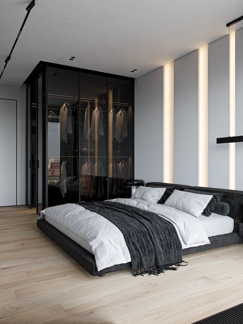 Small Room Design, Casa Loft, Luxury Closets Design, Luxury Bedroom Design, Bedroom Setup, غرفة ملابس, Bedroom Refresh, Bedroom Bed Design, Room Makeover Bedroom