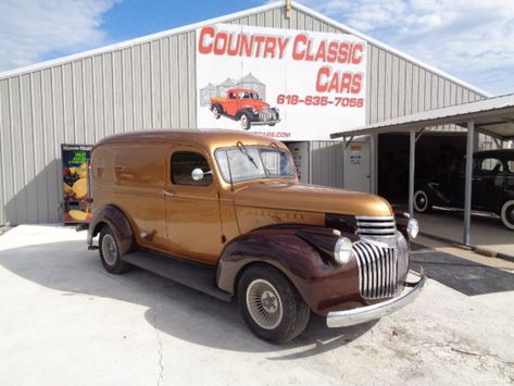 1941 Chevrolet Panel truck for sale - Staunton, IL | OldCarOnline.com Classifieds Chevy Trucks For Sale, Delivery Trucks, Silverado Hd, Step Van, Panel Truck, Ford Pickup Trucks, Cars Vintage, Old Car, Chevy Truck