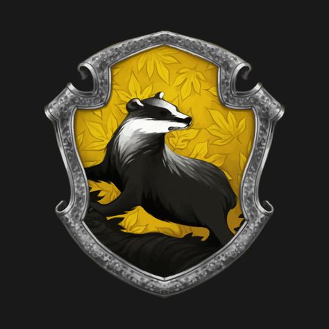 Logos, Badger Hufflepuff, Hufflepuff Merchandise, Hufflepuff Logo, Dorm House, Badger Logo, Hufflepuff Badger, Badgers Logo, Hogwarts Crest