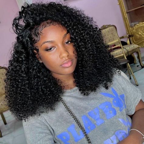Curly Wig Frontal Styles, Curly Wig Closure, Curly Black Lace Front Wig, Curly Afro Lace Front Wigs, Curly Hair Leave Out, Glueless Curly Wig, 4x4 Lace Closure Wig Styles, 20 Inch Curly Wig, Curly Wig No Part