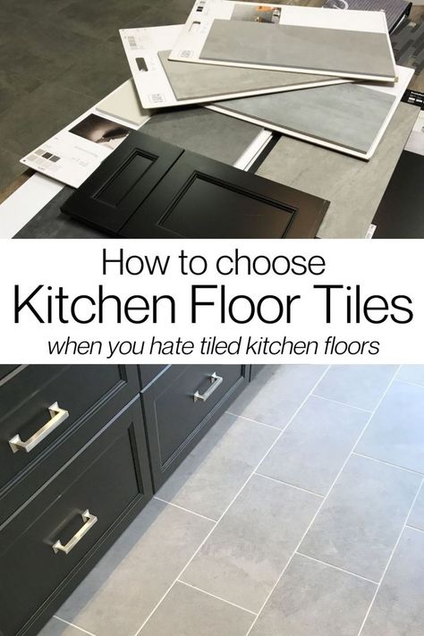 Are you a fan of hardwood floors in the kitchen? Me too. So when I was forced to choose tiles for our kitchen floor, it turned into a serious dilemna. I break down how to choose tiles that you will love for your kitchen renovation, even if you're not a fan of tiled kitchen floors. Hardwood Kitchen Floors, Hardwood Kitchen, Kitchen Floor Tiles, Tiled Kitchen, Best Flooring For Kitchen, Kitchen Floor Tiles Ideas, Kitchen Floors, Plywood Cabinets, Beautiful Kitchen Designs