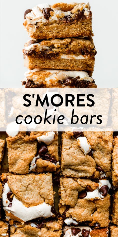 Dessert Bar Recipe, Easy Baking Recipes Desserts, Fall Dessert Recipes, Sweet Snacks Recipes, S'mores, Tasty Baking, Cookie Bar Recipes, Baked Dessert Recipes, Fun Baking Recipes