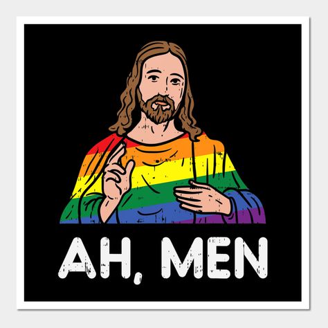 Christian Lgbt, Lgbt Poster, All Pride Flags, Gay Wallpaper, Gay Meme, Gay Jesus, Funny Gay, Lgbtq Quotes, Jesus Design