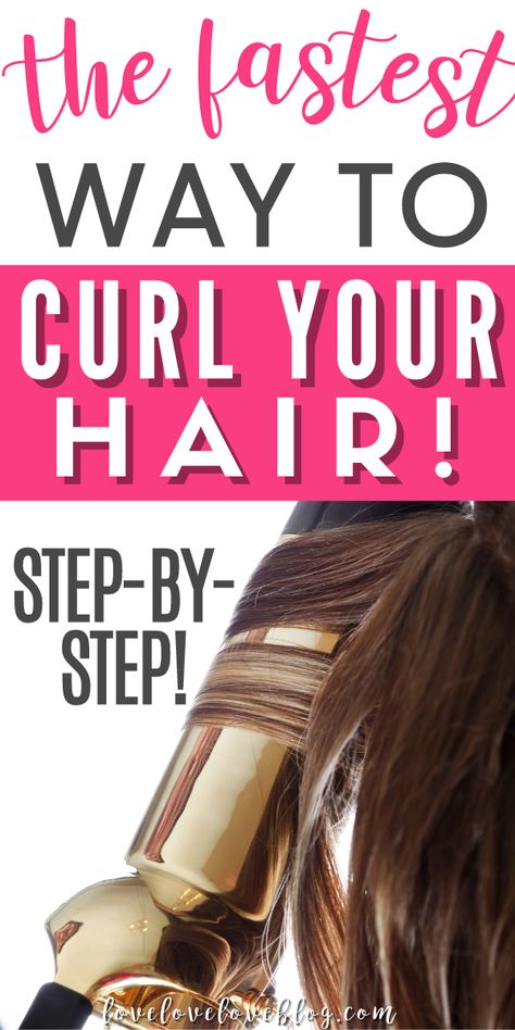 How To Curl Hair Easy And Fast, How To Easy Curl Hair, Learn How To Curl Your Hair, Relaxed Curls Long Hair, Long Hair How To Styles, Best Way To Curl Long Hair With Wand, Tricks To Curling Your Hair, Curl Hair Quickly, Beginner Curling Hair Tips