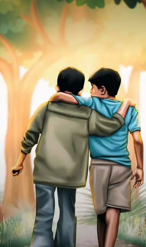 Tere jaysa yaar kaha.... tera mera yarana...hmm.... yad karengi duniya tera mera afsana ....hmm Jigri Yaar, Father Son Photos, Sunset Photography Nature, Free Fire Hip Hop Bundle Photo, Childhood Memories Art, Banner Background Hd, Trendy Baby Boy Clothes, Best Friends Cartoon, Best Friend Drawings