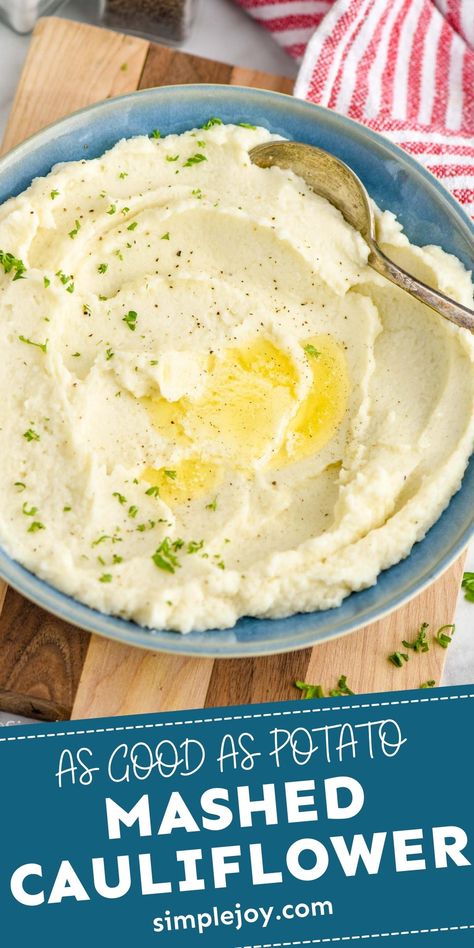 Whipped Cauliflower Mash, Whipped Cauliflower, How To Cook Cauliflower, Keto Side Dish, Classic Mashed Potatoes, Garlic Mashed Cauliflower, Creamy Mashed Cauliflower, Mashed Cauliflower Recipe, Cauliflower Rice Recipe