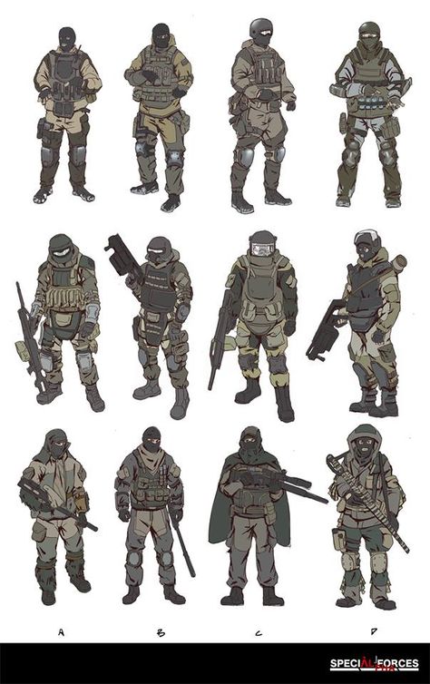 Demolitions Expert Character, Tactical Soldier Drawing, Mercenary Concept Art, Soldier Character Design, Drawing Soldier, Mercenary Character Design, Soldier Concept Art, Soldier Reference, Soldier Concept