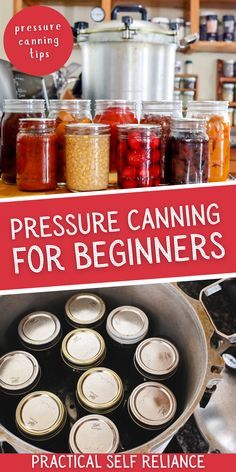 Easy Pressure Canning Recipes, Pressure Cooker Tomatoes, Pressure Canning Marinara Sauce, Canning In Pressure Cooker, Canning Tomatoes Pressure Canner, Pressure Canning Pickles, Pressure Cooker Canning For Beginners, How To Use A Pressure Canner, Canning Recipes Vegetable