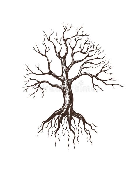 Big Tree Drawing, Tree Tatto, Tatoo Tree, Roots Drawing, Tree Roots Tattoo, Roots Tattoo, Tattoo Tree, Family Tree Tattoo, Tree Tattoo Designs