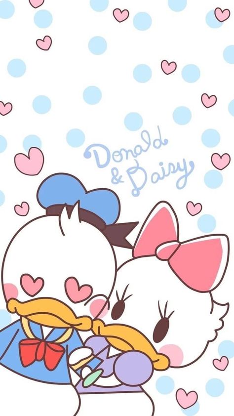 ♡ Be Positive ♡ — DONALD ♡ DAISY WALLPAPERS From Pinterest Donald And Daisy Duck Wallpaper, Daisy Duck Wallpaper, Duck Wallpaper, Scrapbook Disney, Donald And Daisy Duck, Wallpaper Samsung, Kawaii Disney, Daisy Wallpaper, Disney Valentines