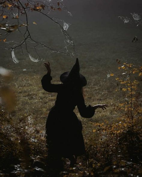 Witch Core, Witch Photos, Autumn Witch, Witch Pictures, Dark Witch, Autumn Magic, Iphone Wallpaper Fall, Vintage Witch, Arte Obscura